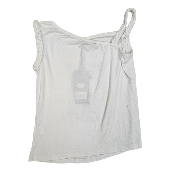 NWT Euro Cami Top Tank White Rhinestone McBling Pikkanto - Small - Picture 2 of 8
